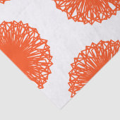 Oranje paletsphere Abstracte kunst Tissuepapier (Detail)