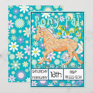 Oranje Palomino Birthday II (zachte groene bloem) Kaart