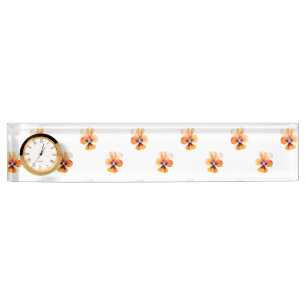 oranje paniekjes naambordje