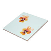 oranje paniekjes tegeltje (Zijkant)