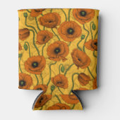 Oranje papaver blikjeskoeler (Voorkant)