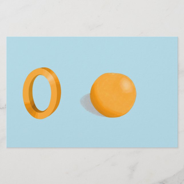 Oranje papier (Voorkant)