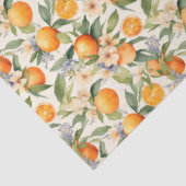 Oranje papier voor bloesem (Detail)