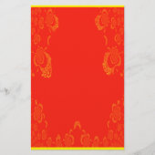 Oranje papier voor papier, papier of karton (Voorkant)