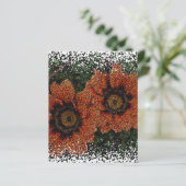 Oranje papierblad (Staand voorkant)