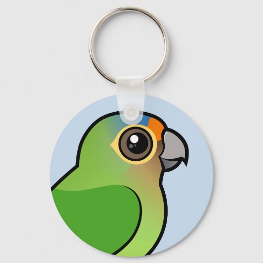 Oranje parkiet sleutelhanger (Voorkant)