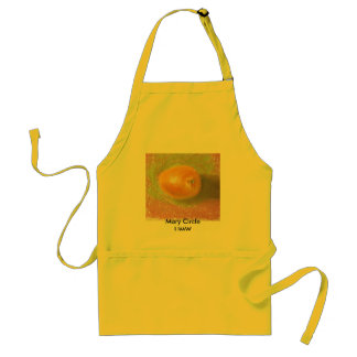 oranje pastel, Mary Circle UMW apron Standaard Schort