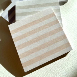 Oranje pastelstreep Post-it notes