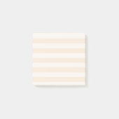 Oranje pastelstreep Post-it notes (Voorkant)