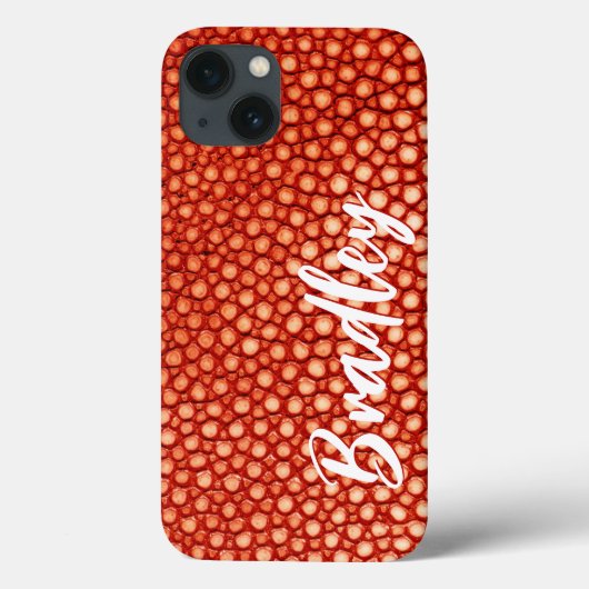 Oranje patroon Case-Mate iPhone case (Achterkant)