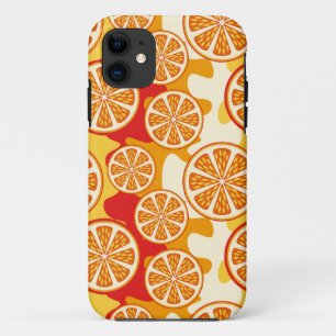Oranje patroon iPhone 11 hoesje
