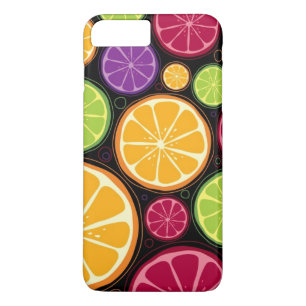Oranje patroon en achtergrond iPhone 8 plus / 7 plus hoesje