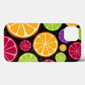 Oranje patroon en achtergrond Case-Mate iPhone case (Achterkant (horizontaal))