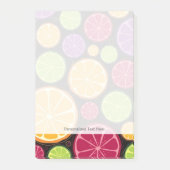 Oranje patroon en achtergrond post-it® notes (Voorkant)