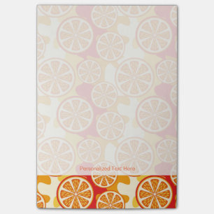 Oranje patroon post-it® notes