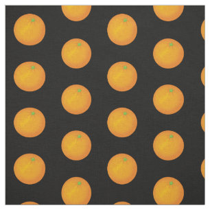 Oranje patroon stof