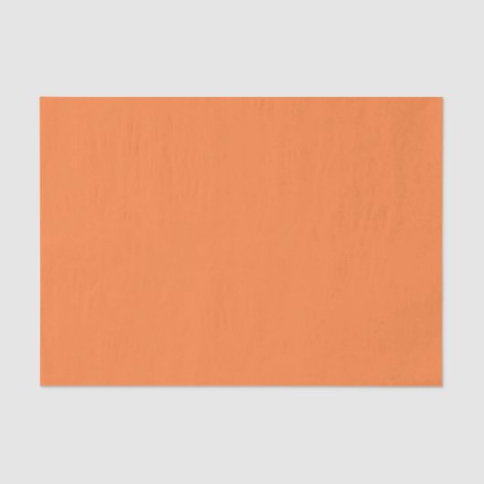 Oranje Peel Solid Color Tissuepapier (Voorkant)