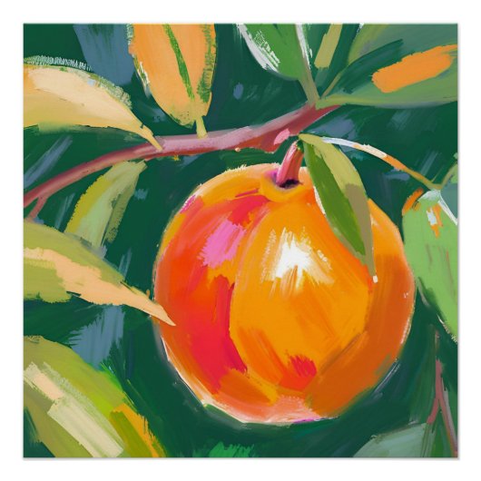 Oranje Perfect Poster (Voorkant)