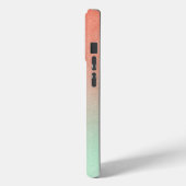 Oranje perzikmunt Case-Mate iPhone case (Achterkant / Links)