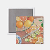 oranje plakdisplay, gekleurde potloodtekenafdruk magneet (Voorkant / Achterkant)