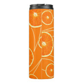 Oranje plakjes vieren thermosbeker (Achterkant)