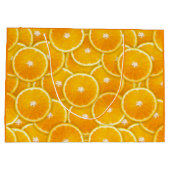 Oranje plakken large cadeauzakje (Achterkant)