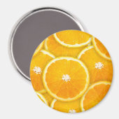 Oranje plakken magneet (Voorkant / Achterkant)