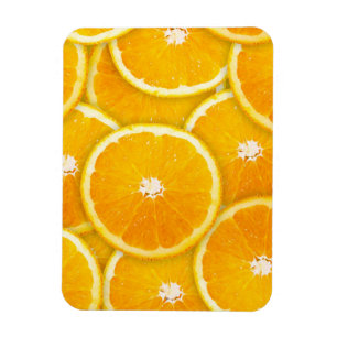 Oranje plakken magneet