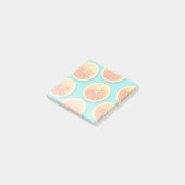 Oranje plakken op blauw post-it® notes (Schuin)