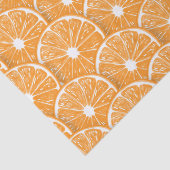 Oranje plakken tissuepapier (Detail)