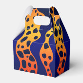 Oranje Poison Dart Frog Pattern Gift Box Bedankdoosjes (Achterkant)