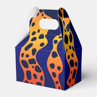 Oranje Poison Dart Frog Pattern Gift Box Bedankdoosjes