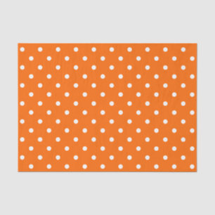 Oranje pokdots papier