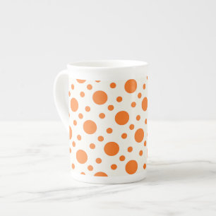Oranje polaire dot Retro Design Mok