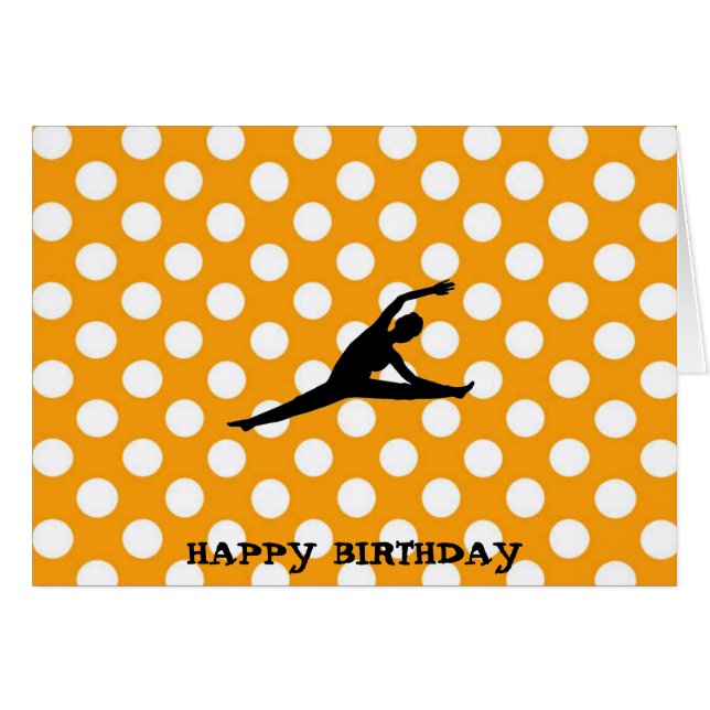 Oranje Polka Dot (Voorkant Horizontaal)