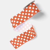 Oranje polka dot lint (Achterkant)