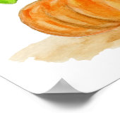 Oranje pompoen — Gnome art print (Hoek)