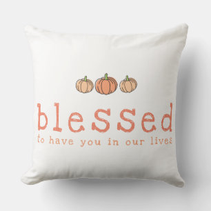 Oranje Pompoen Heilige Thanksgiving Ombre Kussen