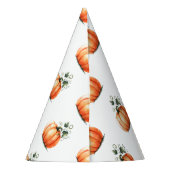 Oranje pompoen Herfst Verjaardag Party Pet Feesthoedjes (Achterkant)