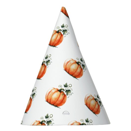 Oranje pompoen Herfst Verjaardag Party Pet Feesthoedjes (Rechts)