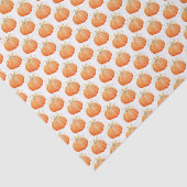 Oranje pompoen herfst waterverf tissuepapier (Detail)