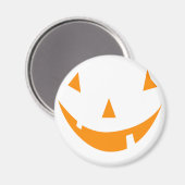 Oranje pompoengezicht magneet (Voorkant / Achterkant)