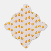 Oranje pompoenkoppatroon bedankdoosjes (Uitgevouwen)