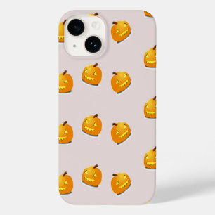 Oranje pompoenkoppatroon Case-Mate iPhone 14 hoesje