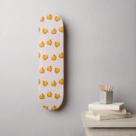 Oranje pompoenkoppatroon skateboard
