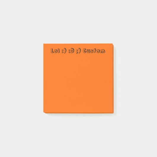Oranje Post-it® Notes (Voorkant)