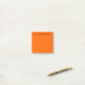 Oranje Post-it® Notes (Op bureau)