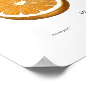 Oranje Poster (Hoek)