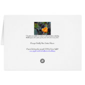 Oranje Prickly Pear Cactus Blossom Moederdag (Achterkant Horizontaal)