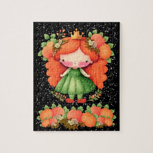 Oranje prinses legpuzzel (Verticaal)